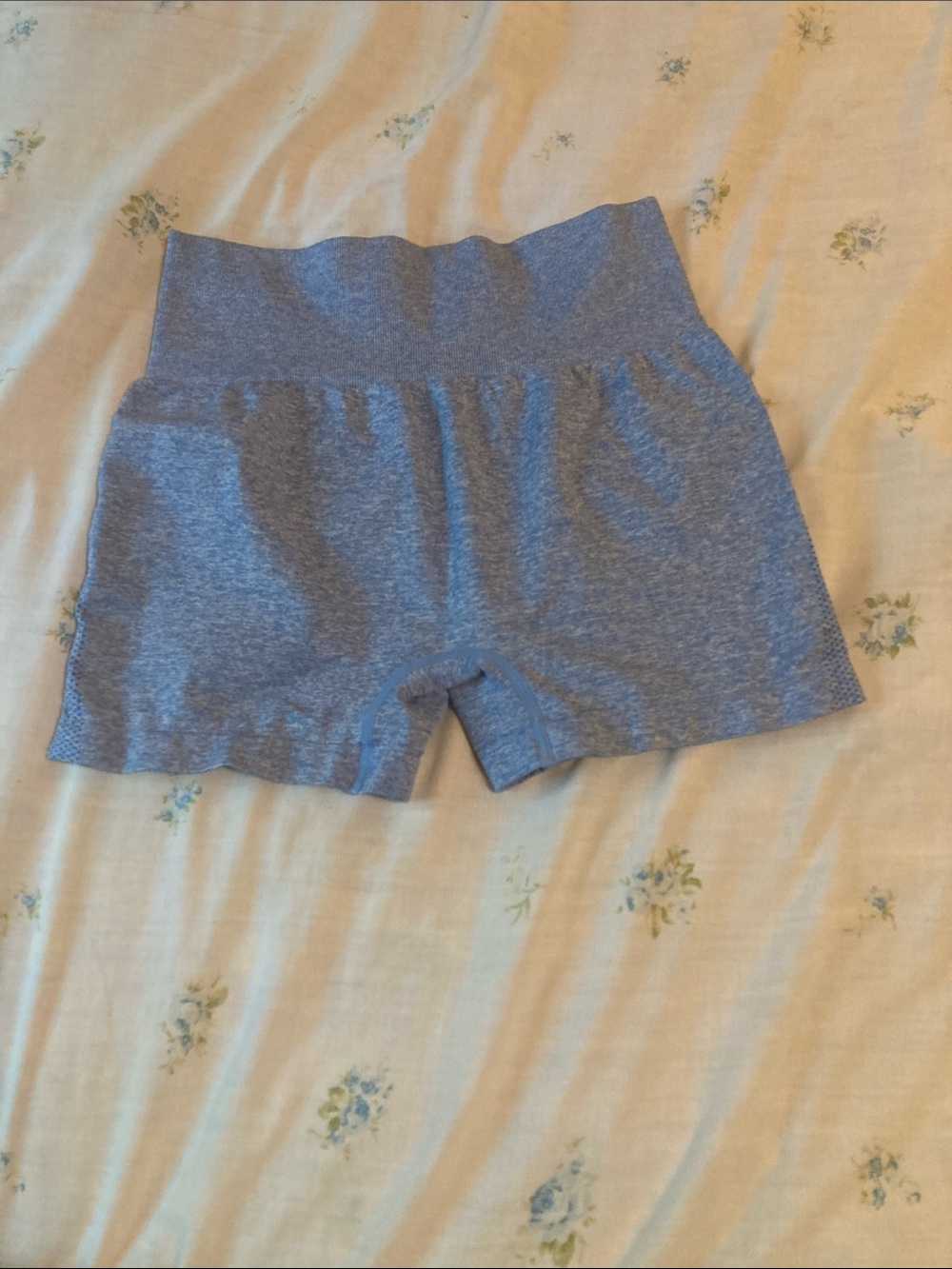 Blue athletic shorts